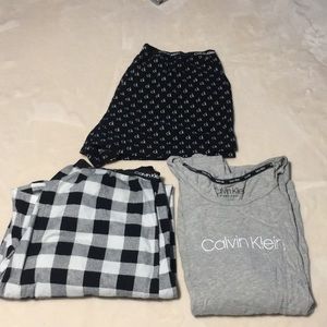 Calvin Klein sleepwear pjs medium